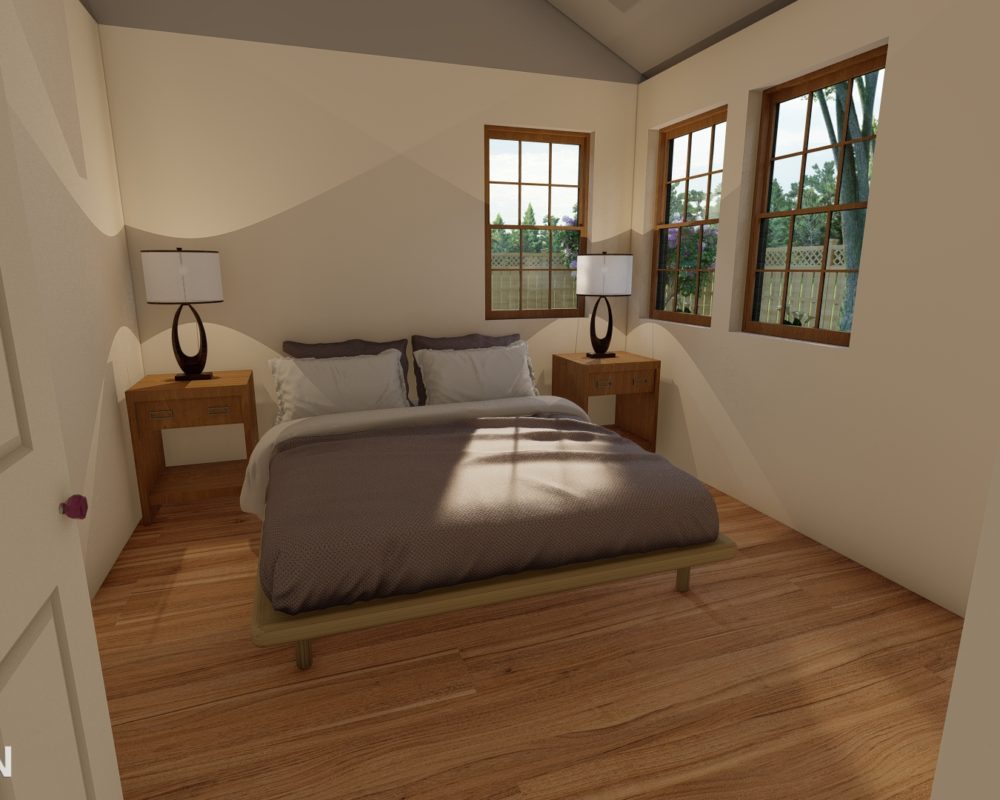 2 Bed Cottage_Bedroom_1