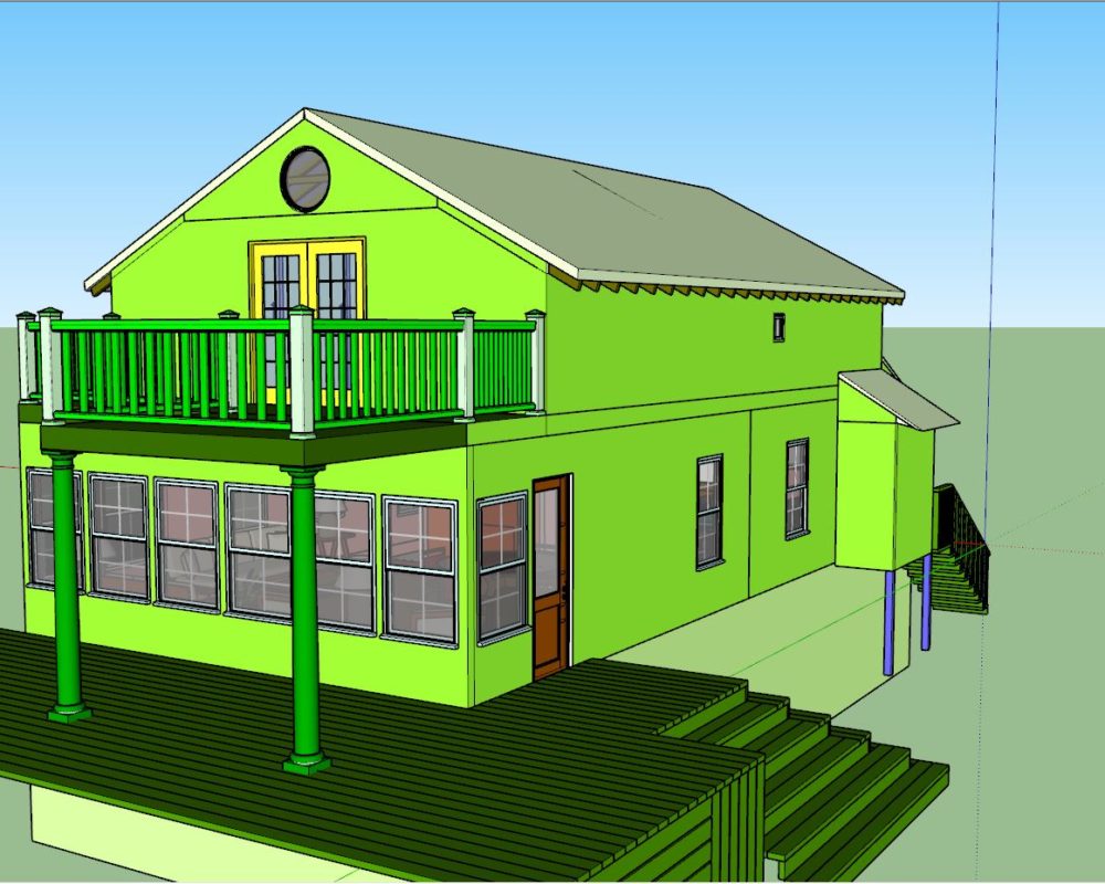 41 Beach Front_Sketchup_2